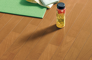 床材　突板フロア　干割れ防止強化フロア
