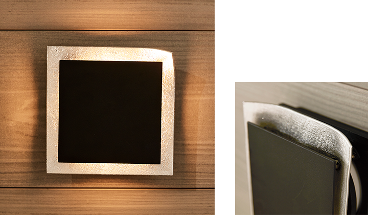 照明（AC100V）　錫タイプ　サイズ：155×155mm